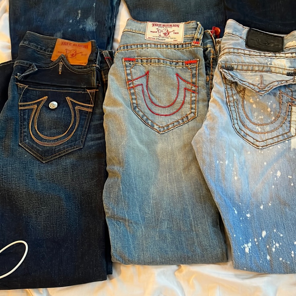 Mens Used True Religion Jeans ALL SIZE 32